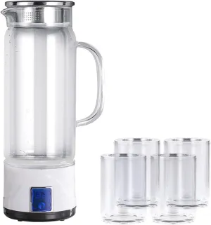 1000ML Hydrogens Water Bottle With Fast Electrolysis Technology For Improved Water For Home Office Or Travel Use