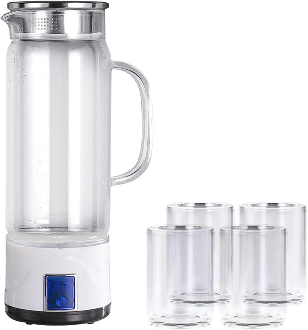 1000ML Hydrogens Water Bottle With Fast Electrolysis Technology For Improved Water For Home Office Or Travel Use