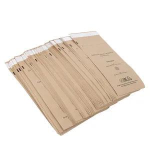 100PCS Pouches, Paper Disposable Bags, Nail Art Cleaning Bag, Self Sealing Cleaning Pouch for Oral Cavity Beauty 100x200mm