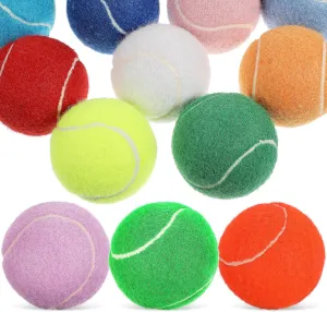 12 Pcs Dog Tennis Balls for Small Dogs Versatile Puppy Training with Mesh Bag Safe and Balls for Active Play and Skill Development
