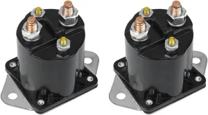 12V Golf Cart Solenoid, Compatible with Club Car DS & Precedent Gas Solenoid Replace 1013609, 1117, 1012275, 435-154, LPL6003 2 PCS