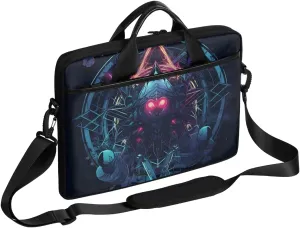 13-15 inch Mechanism Totem portable laptop bag Secret Patterns single shoulder laptop bag, suitable for work, travel, and other purposes