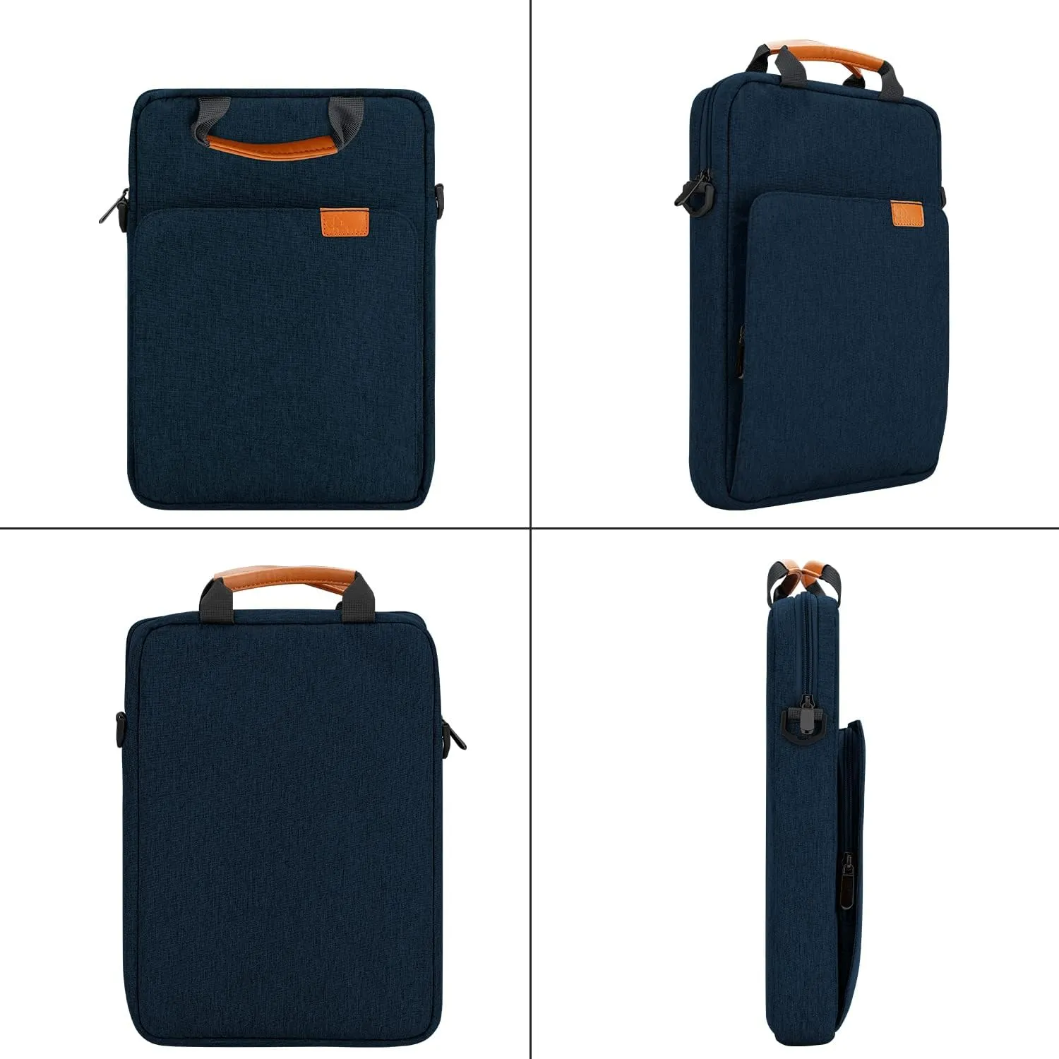 13 inch Laptop Sleeve with Shoulder Strap and Handle,Computer Bag Carrying Case for 13.3 Apple MacBook iPad,Chromebook
