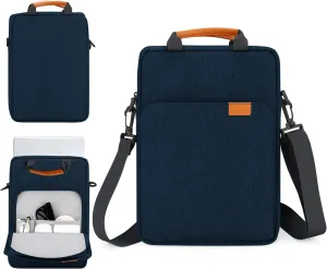 13 inch Laptop Sleeve with Shoulder Strap and Handle,Computer Bag Carrying Case for 13.3 Apple MacBook iPad,Chromebook