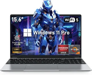15.6 Inch Laptop Computer,Gaming Laptop,AMD Ryzen 7 5700U 8C/16T Processor(up to 4.3Ghz),16GB RAM 1TB SSD,AMD Radeon Graphics,15.6” FHD 1920 * 1080 Display,WiFi 5,BT5.0,Backlit Keyboard