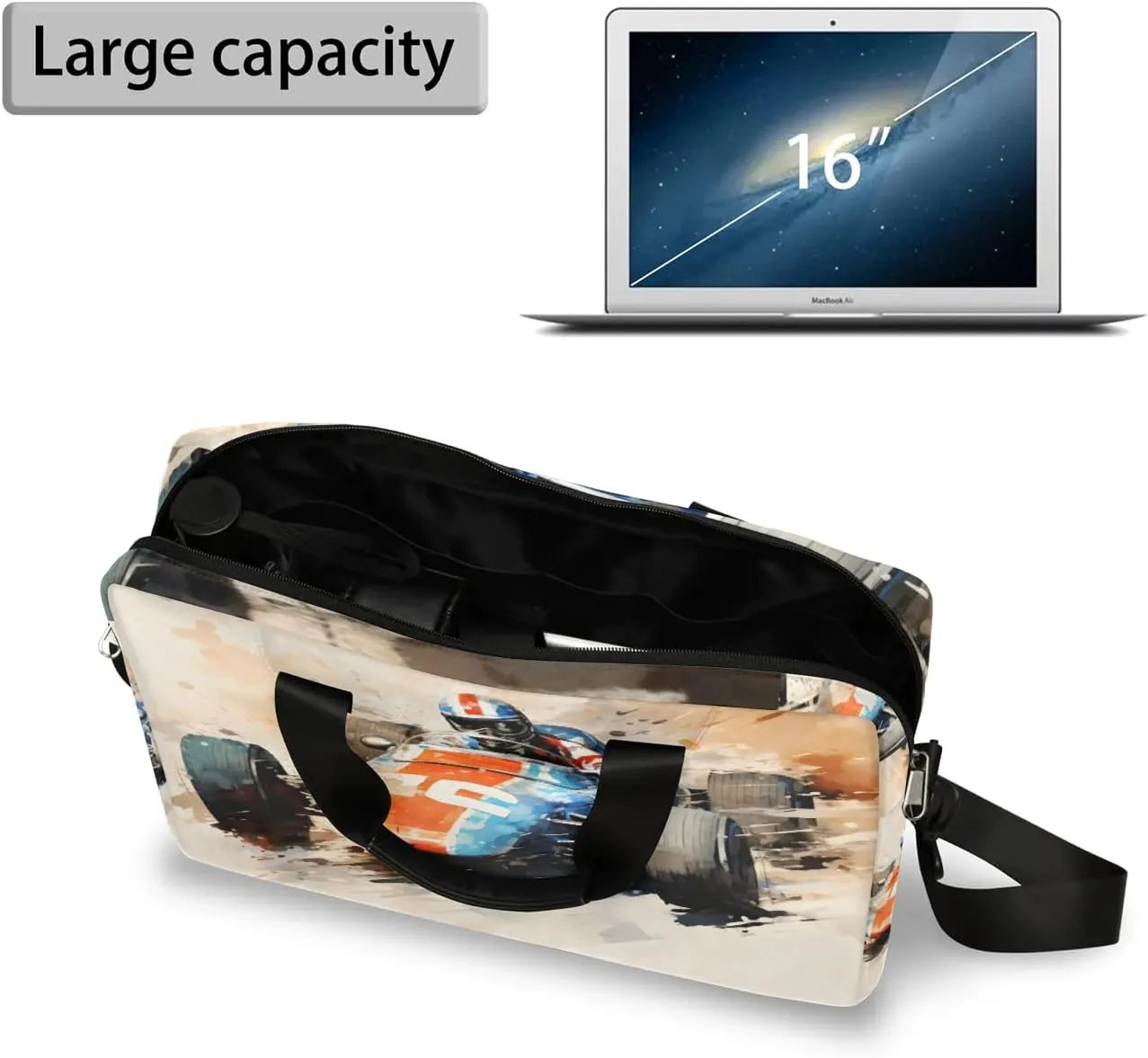 15.7 Inch Laptop Bag Computer Bag for Women Men Laptop Carrying Case with Adjustable Shoulder Strap