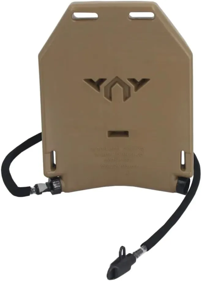 1.75L Tactical Hydration Water Panel -MOLLE Compatible Plate Carrier Insert for J.PC/C.PC/A.VS Vest | Leakproof Valve & Detachable Reservoir