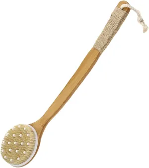 1pc Slip Bath Brush with Long Handle Exfoliating Back Scrubber for Deep Cleansing and Skin Revitalization Shower Tool for Men and Women Random Style