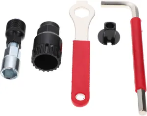1Set Bike Crank Puller Tool Kit Remover Bottom Bracket Extractor for Road Mountain and Multi Durable Portable Construction Essential
