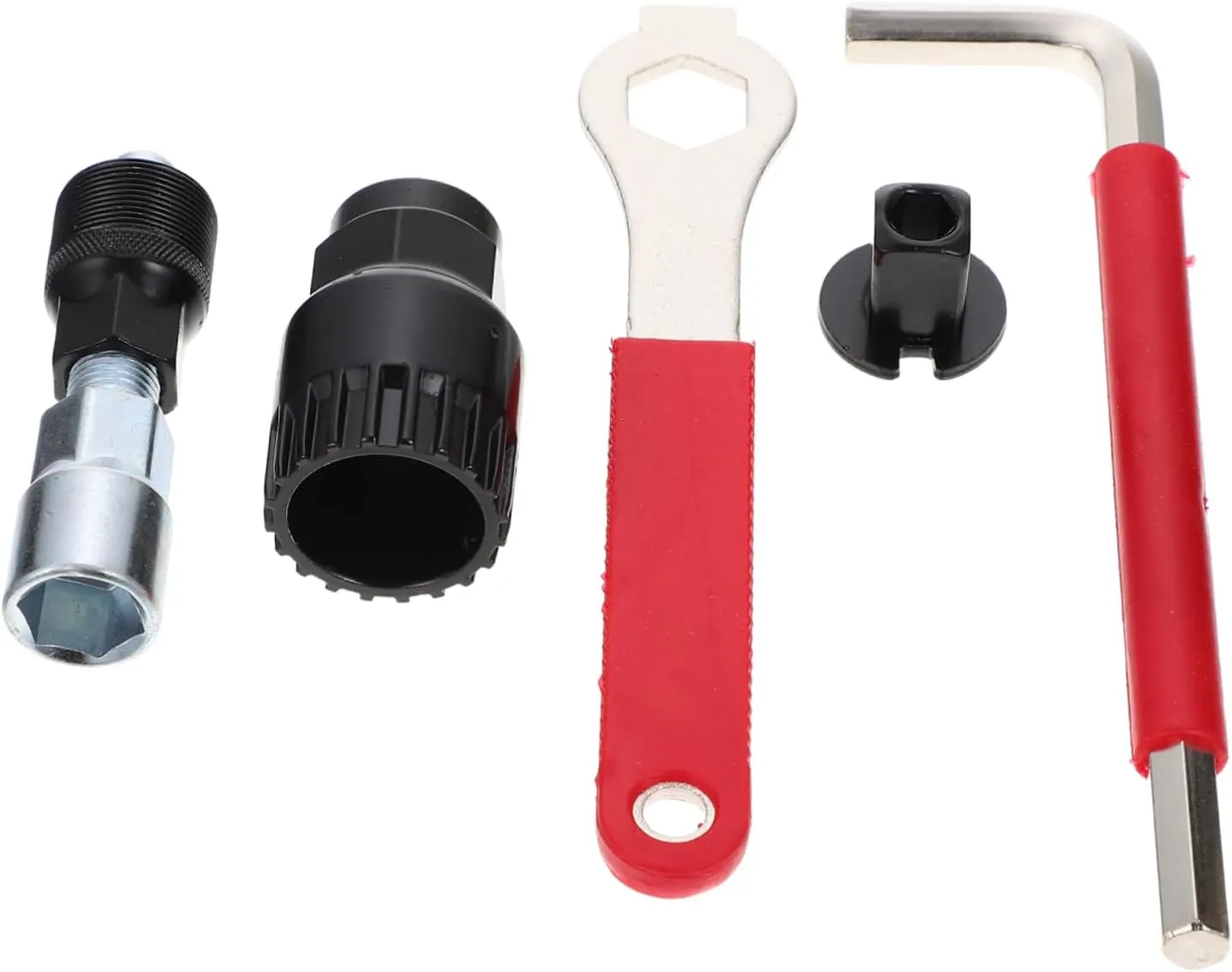 1Set Bike Crank Puller Tool Kit Remover Bottom Bracket Extractor for Road Mountain and Multi Durable Portable Construction Essential