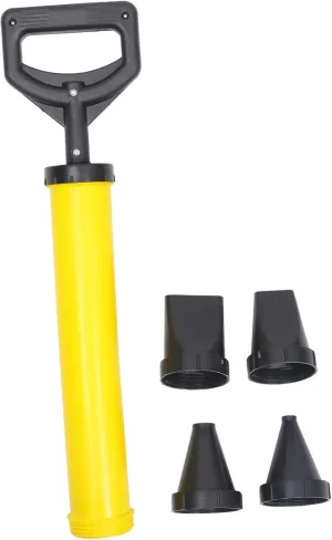 1Set Practical for Easy Grouting Sturdy Handheld Cement Applicator with Multiple Nozzles for Brick Pointing Waterproofing Tasks