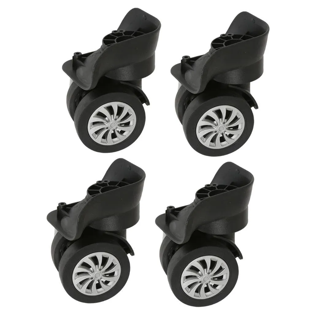 2 Pieces Luggage Wheels Replacement Universal Wheel Trolley Case Easily Install Wear Resistant Suitcase Casters for Luggage
