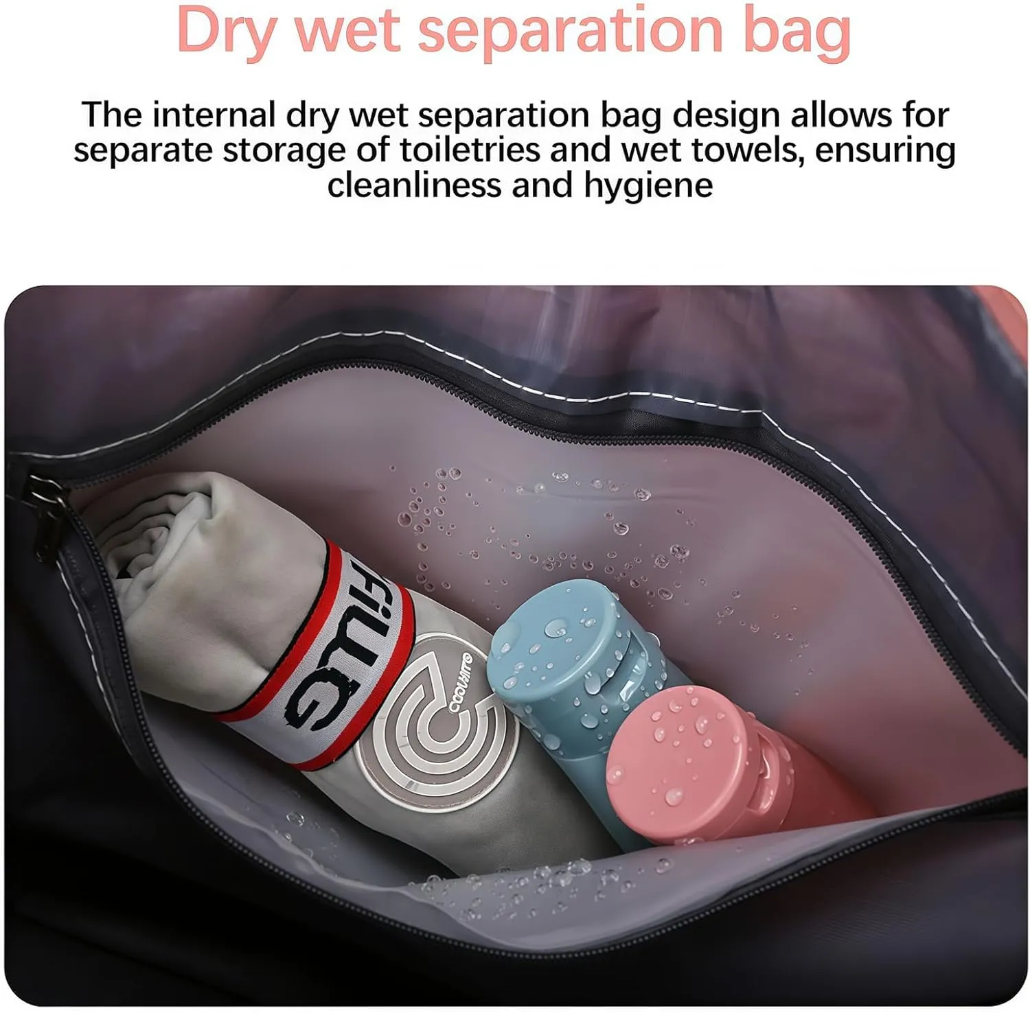 2025 New Travel Bag with Wheels,Expandable Foldable Duffle Bag, Large Capacity with Wheels,Universal Wheel Removable Duffle (Purple)