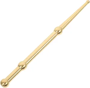 2pcs Brass Pen Multi-Function Massage Supply Small Body Massager for Daily Use Acupressure Pen Sliding Pressing for Facial Relaxation