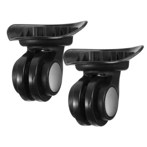 2Pcs Replacement Wheels for Suitcase Durable Swivel Design Small Luggage Wheels for Easy Maneuvering for Travel and Repairing Your Luggage