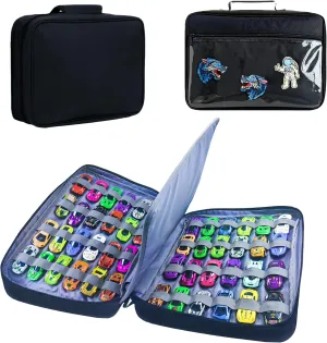 48 Slots Toy Cars Storage Case Compatible with Hot Wheels, Hotwheels Carrying Case forMatchbox Cars,Mini Toys.Hot Wheels Storage (Black Bag Only)