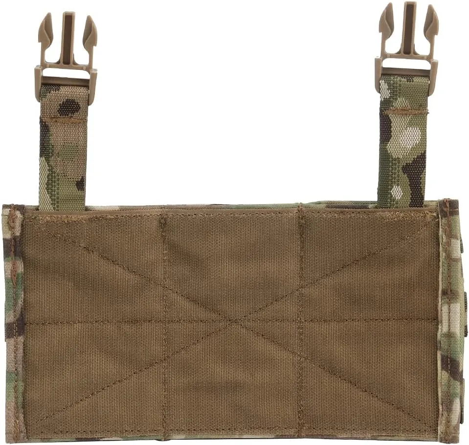 5.56 Triple Mag Pouch Tactical Placard with Nylon Mag Carrier Clip for Chest Rig