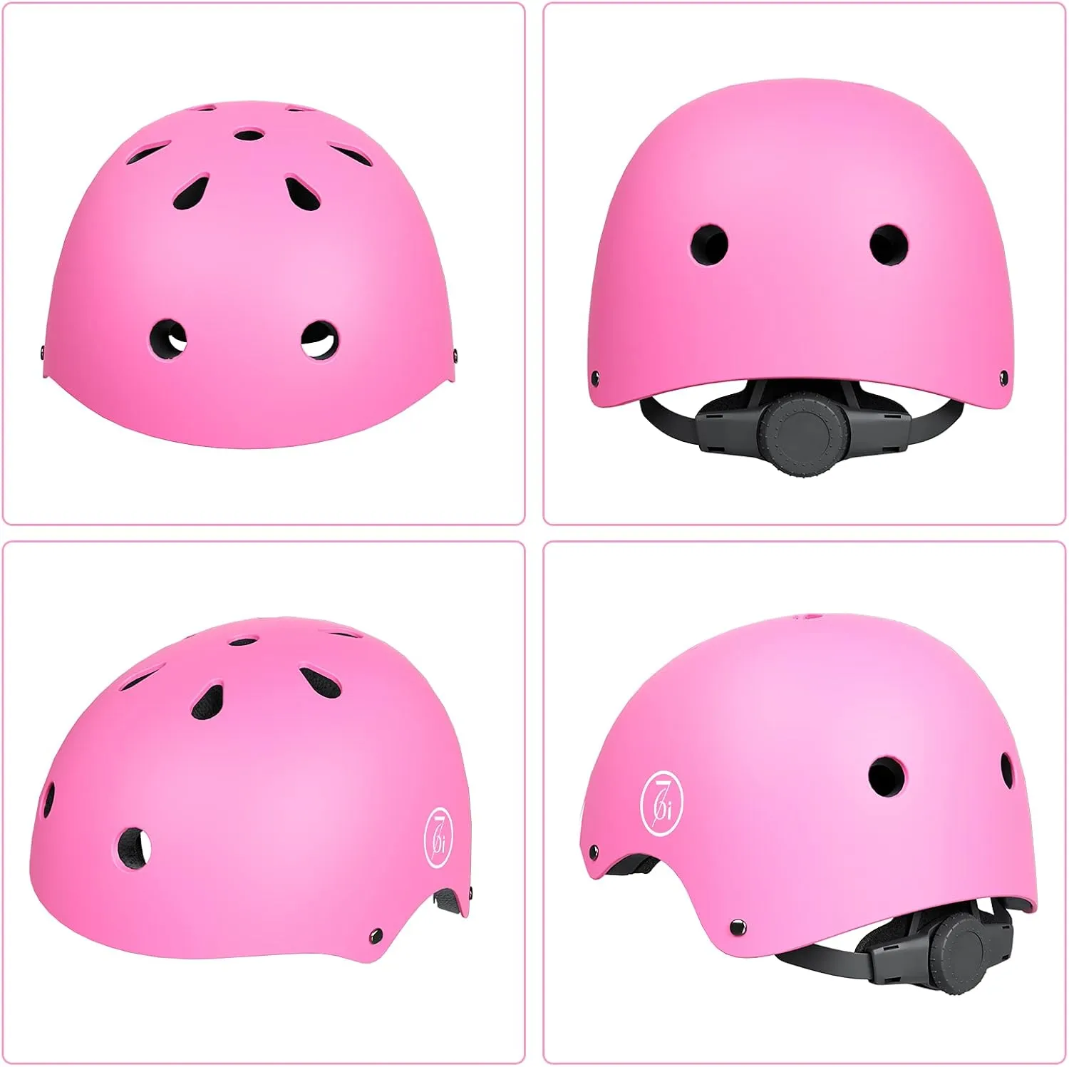 67i Bike Helmet Skateboard Helmet for Adult Cycling Bicycle Scooter Helmets for Men Women Adjustable Roller Skate Helmet for Multi-Sport Bicycle Scooter Inline Rollerblading Cycling Skateboarding