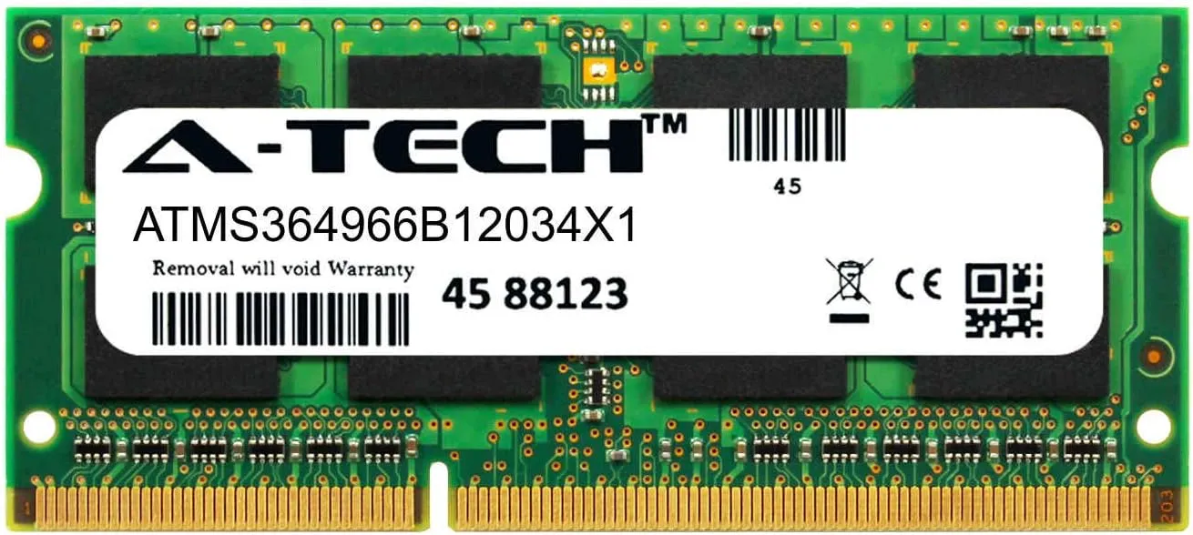 A-Tech 4GB Module for QNAP TS-251  Laptop & Notebook Compatible DDR3/DDR3L PC3-12800 1600Mhz Memory Ram (ATMS364966B12034X1)