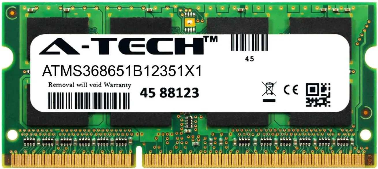 A-Tech 8GB Module for Medion Akoya E6412T Laptop & Notebook Compatible DDR3/DDR3L PC3-12800 1600Mhz Memory Ram (ATMS368651B12351X1)