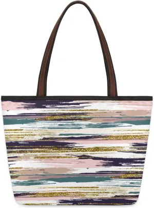 Abstract Art Dapple Tote Bag Tote Purse for Women with Zipper Womens Handbags for Work Travel