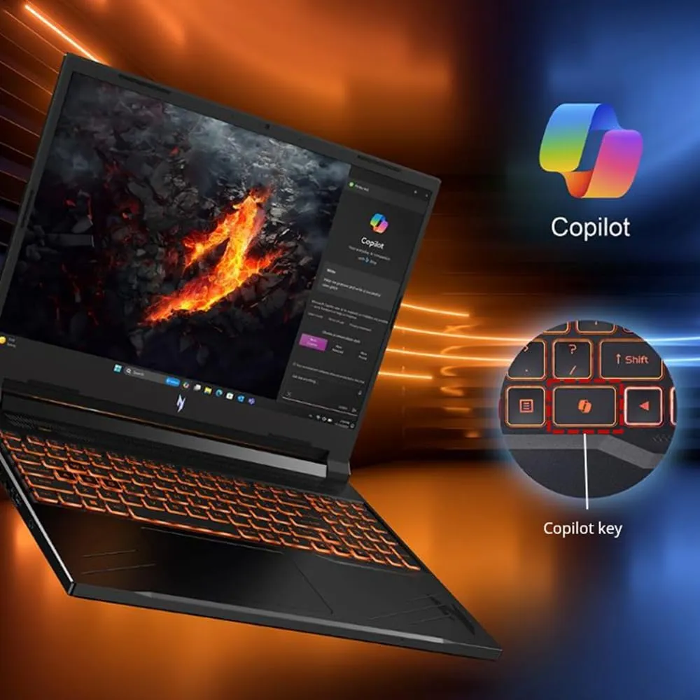Acer Nitro V Gaming Laptop | AMD Ryzen 7 8845HS Octa-Core AI Capable Processor | NVIDIA GeForce RTX 4060 GPU | 16" WUXGA IPS 165Hz Display | 16GB DDR5 | 1TB Gen 4 SSD | Wi-Fi 6E | ANV16-41-R5J0