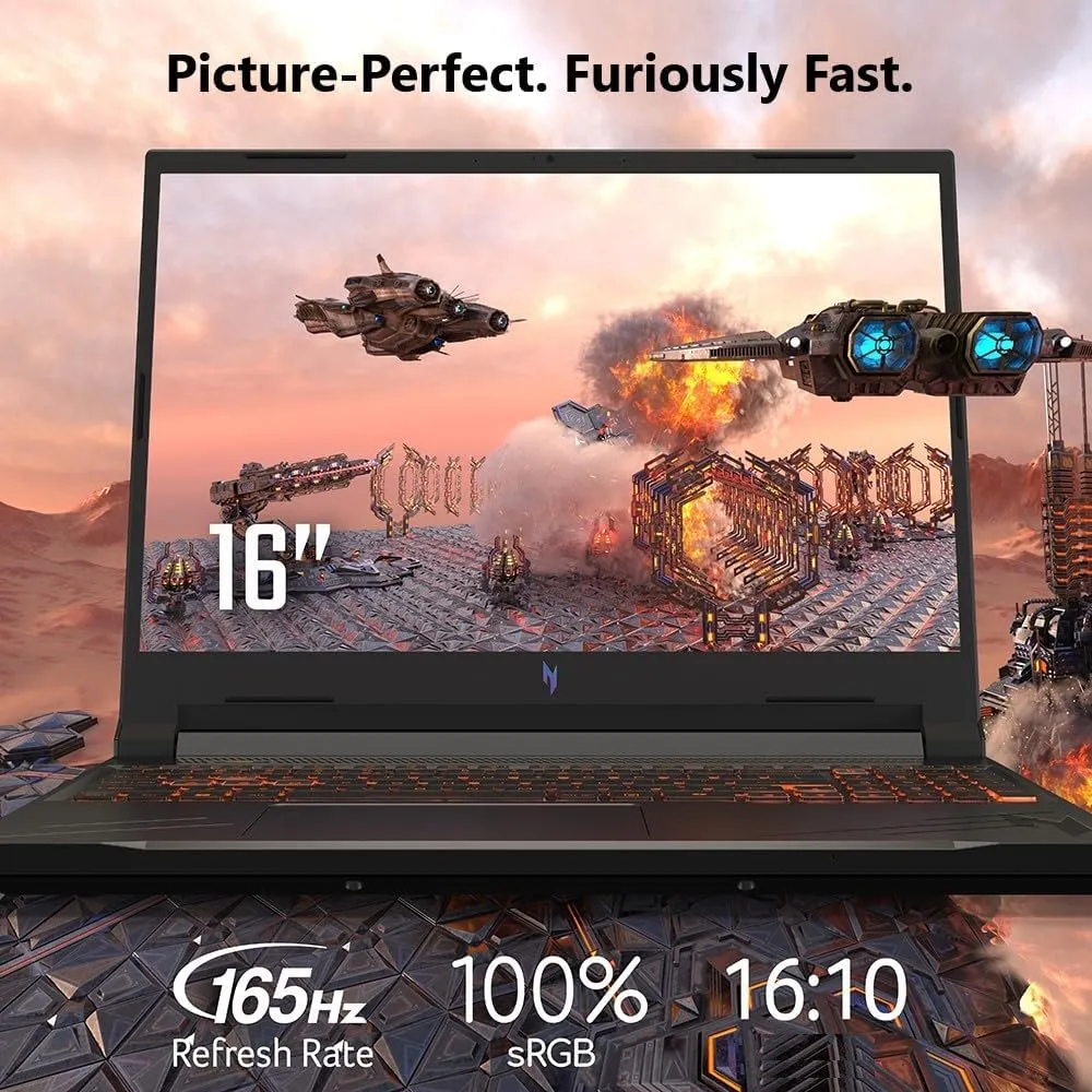 Acer Nitro V Gaming Laptop | AMD Ryzen 7 8845HS Octa-Core AI Capable Processor | NVIDIA GeForce RTX 4060 GPU | 16" WUXGA IPS 165Hz Display | 16GB DDR5 | 1TB Gen 4 SSD | Wi-Fi 6E | ANV16-41-R5J0