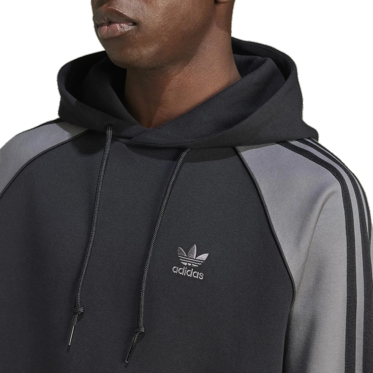adidas Originals SST Hoodie - Men's (IW5822, Black/Grey Four)