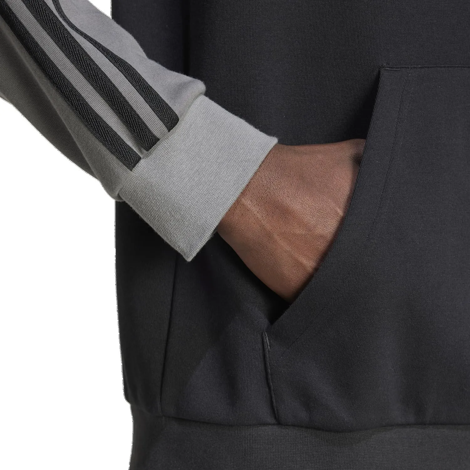 adidas Originals SST Hoodie - Men's (IW5822, Black/Grey Four)
