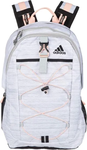 adidas Ultimate ID Backpack, Two Tone White/Haze Coral/Grey Two, One Size