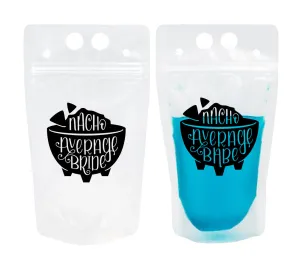 Adult Drink Pouch Nacho Average Bride & Babe