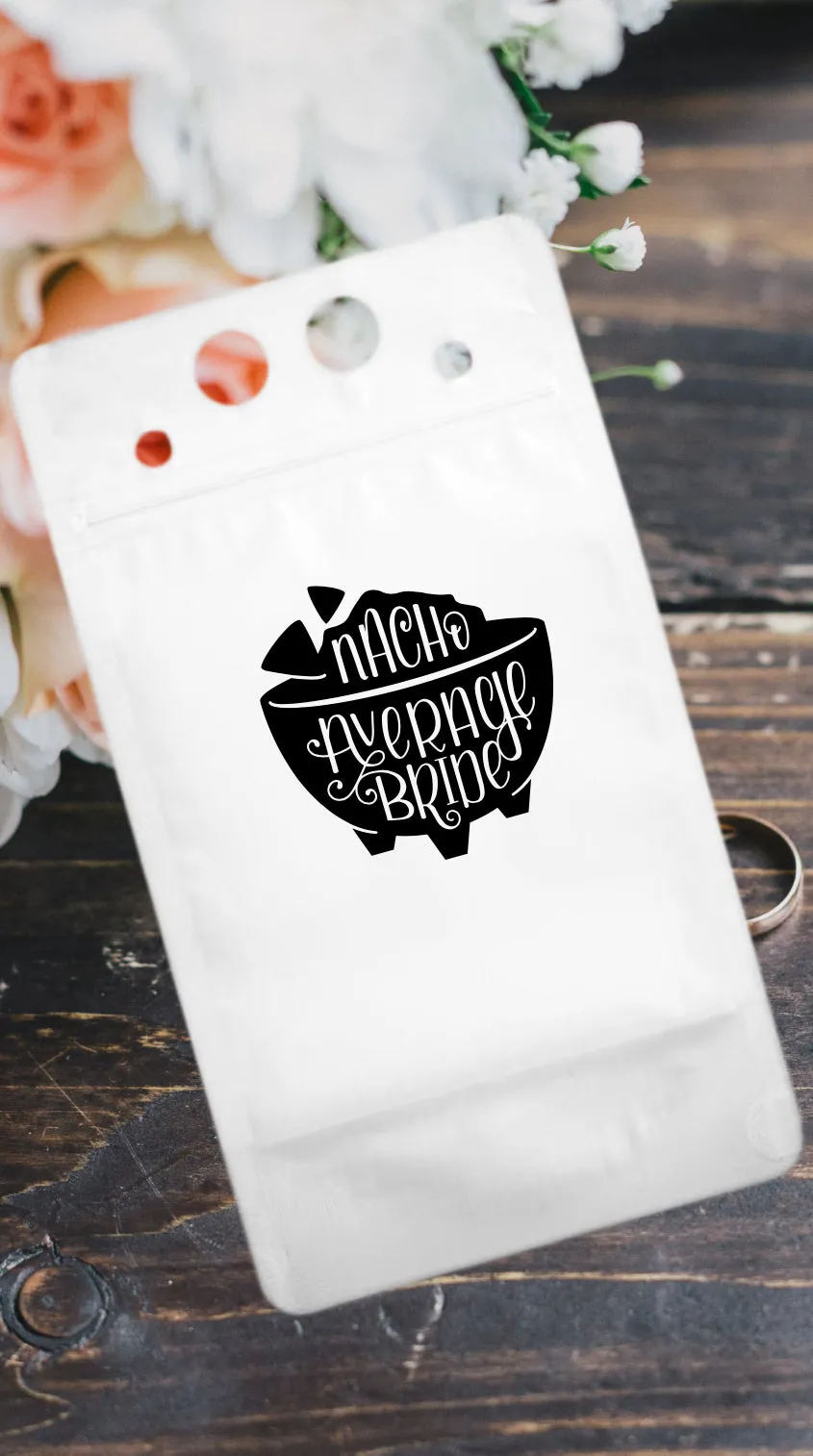 Adult Drink Pouch Nacho Average Bride & Babe