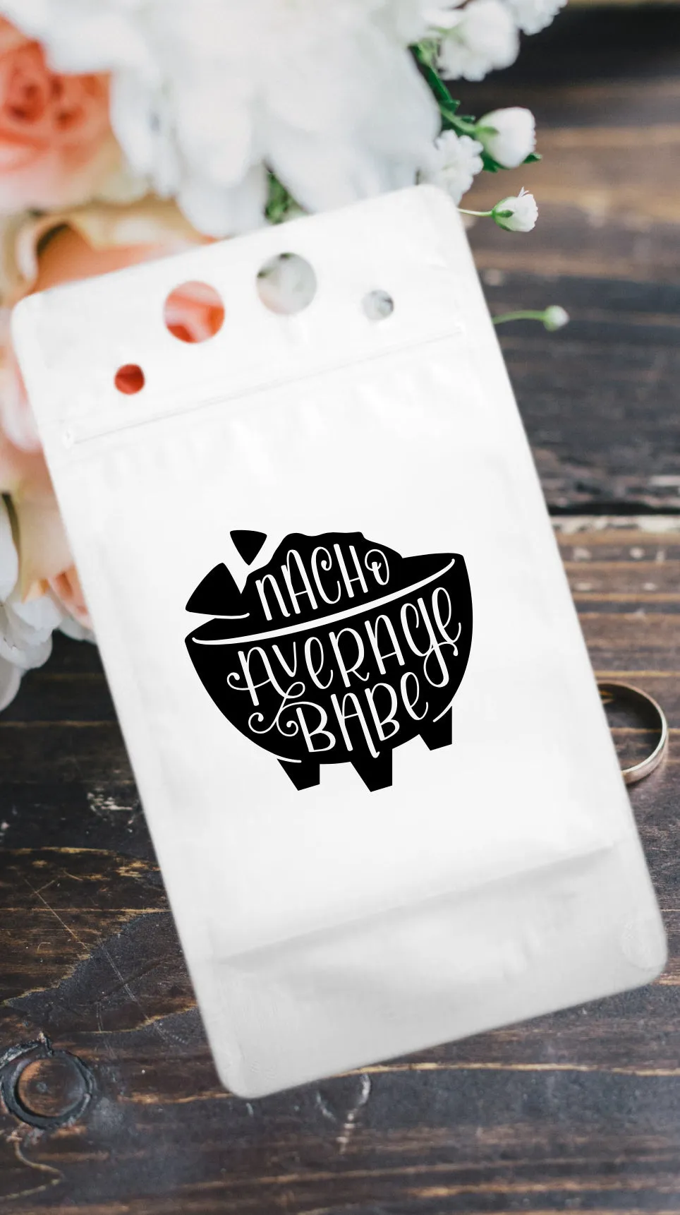 Adult Drink Pouch Nacho Average Bride & Babe