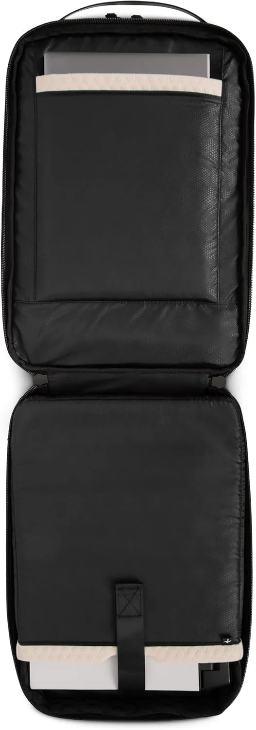 Alienware AW724P Horizon Travel Backpack - Fits upto 18-inch, 840D Fabric, EVA Foamed, Weather-resistant, Shockproof, Padded Shoulder Strap, Padded Back, RFID Blocking Pocket - Galaxy Weave Black