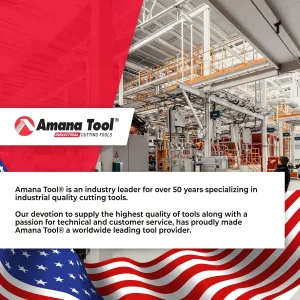 Amana Tool Spektra Extreme Tool Life Solid Carbide CNC Compression Spiral Router Bit, 46177-K, 1/4 D x 1-1/4 CH x 1/4 Shank x 3 Inch Long 2 Flute