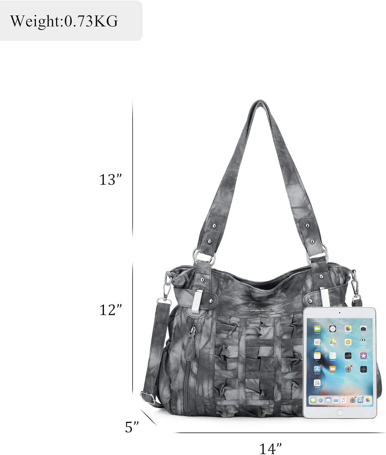 Angel Barcelo Hobo Purses and handbags for Women Satchel Handbag Women Fashion Purses Large Shoulder Handbags