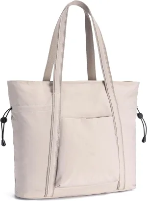 AOCINA 16L Tote Bag for Women Work with Zipper Womens Casual Shoulder Bags for Gym Beach Travel Shopping