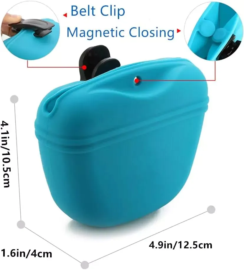 AquaPupz Portable Silicon Training Treat Bag