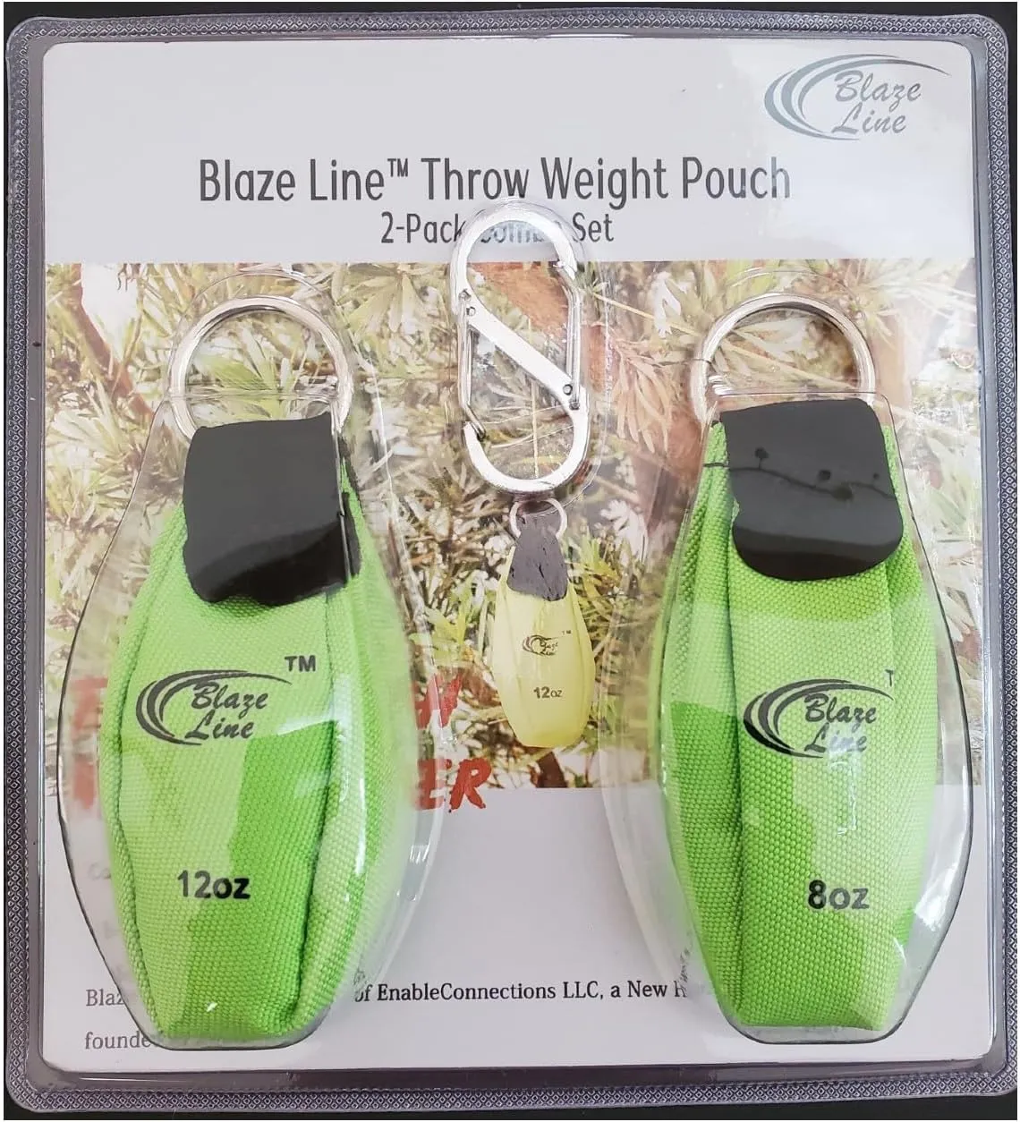 Arborist Throw Weight Pouch Bag 2-Pack Set (8 OZ and 12 OZ)- Outdoor Sports Arborist Tree Climbing Rope Climbing Tree Work Gear