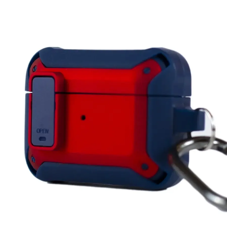 Armor Shockproof Protective AirPods Case - Red