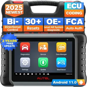 Autel MaxiPRO MP808S Scanner, 2025 Bidirectional Scan Tool, 2-Year Update, Advanced ECU Coding as MP900BT / MS906 PRO, 30  Service, All System Diagnostic, Upgraded of MX900 MK900BT MK808S MP808BT PRO