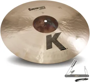 Avedis Zildjian Zildjian K0931 16inch K Cluster Paper Thin Weight Crash Cymbal - Traditional Finish With ZKEY