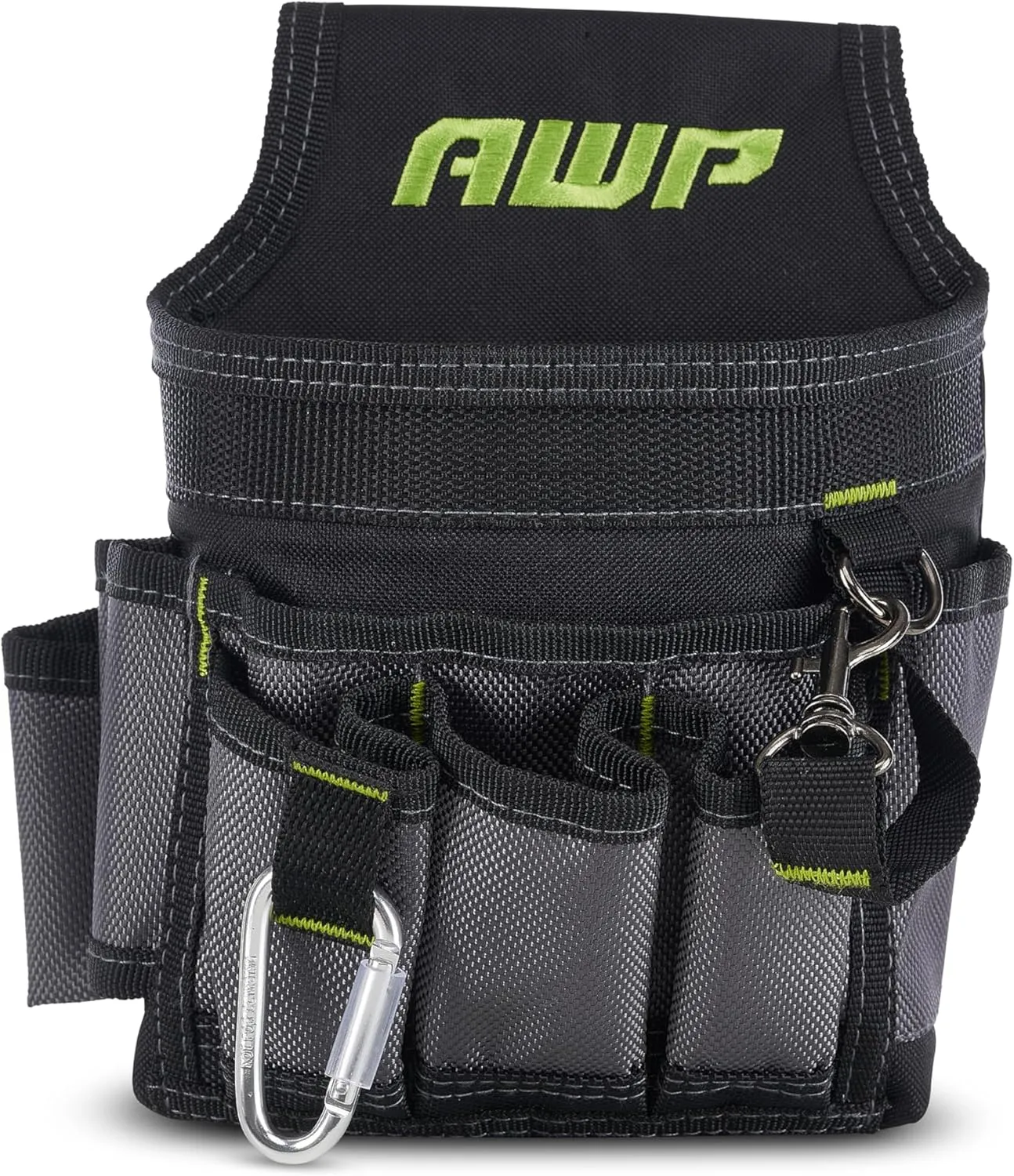 AWP Ballistic Nylon Electrician Tool Pouch | AWP Mini Electrician Tool Pouch | Black & Gray