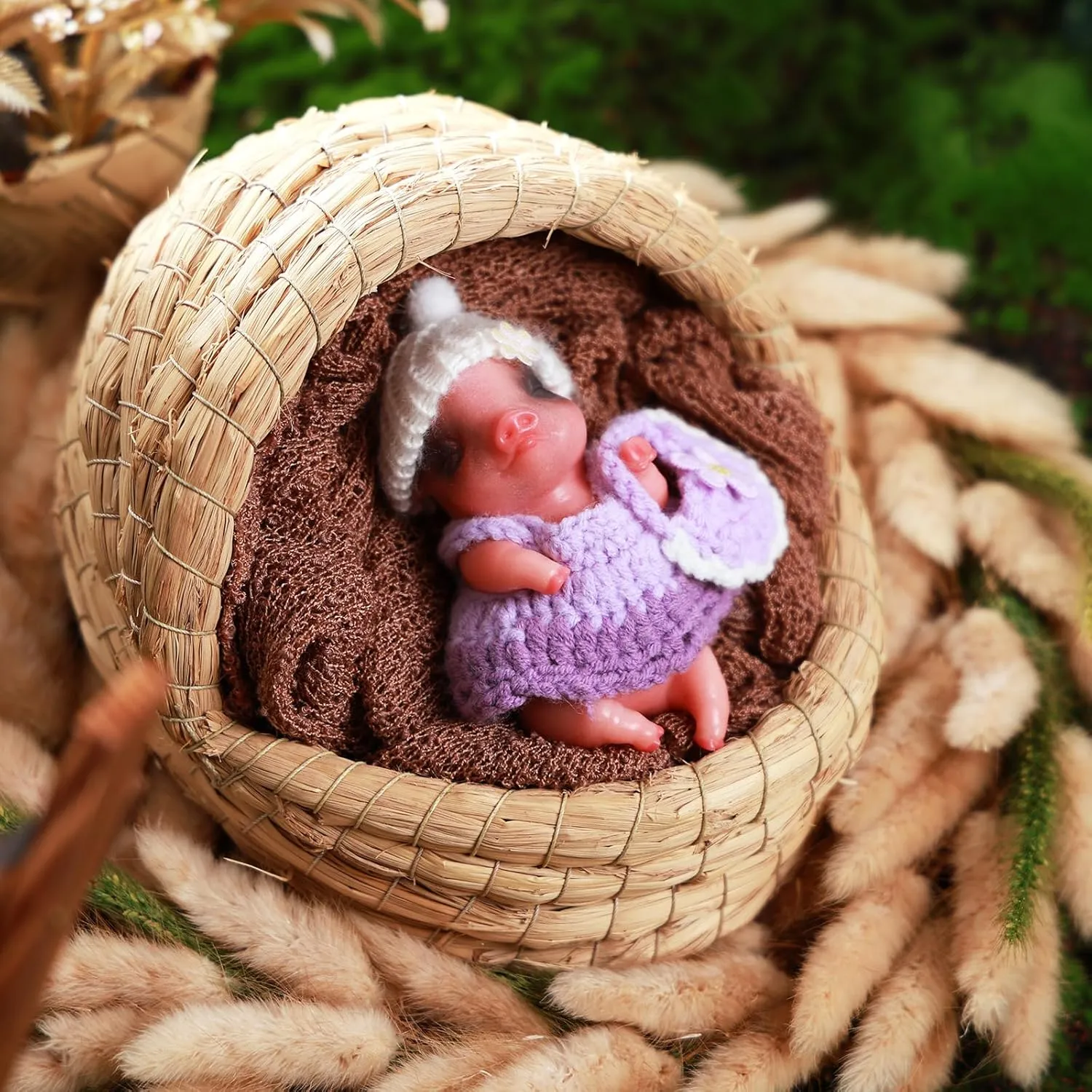 BABESIDE 4.5" Realistic Silicone Piggy Toy - Soft, Stretchy, Chubby Mini Silicone Pig Pet Figurine for Stress Relief, Sensory Play, Kids & Adults Collection