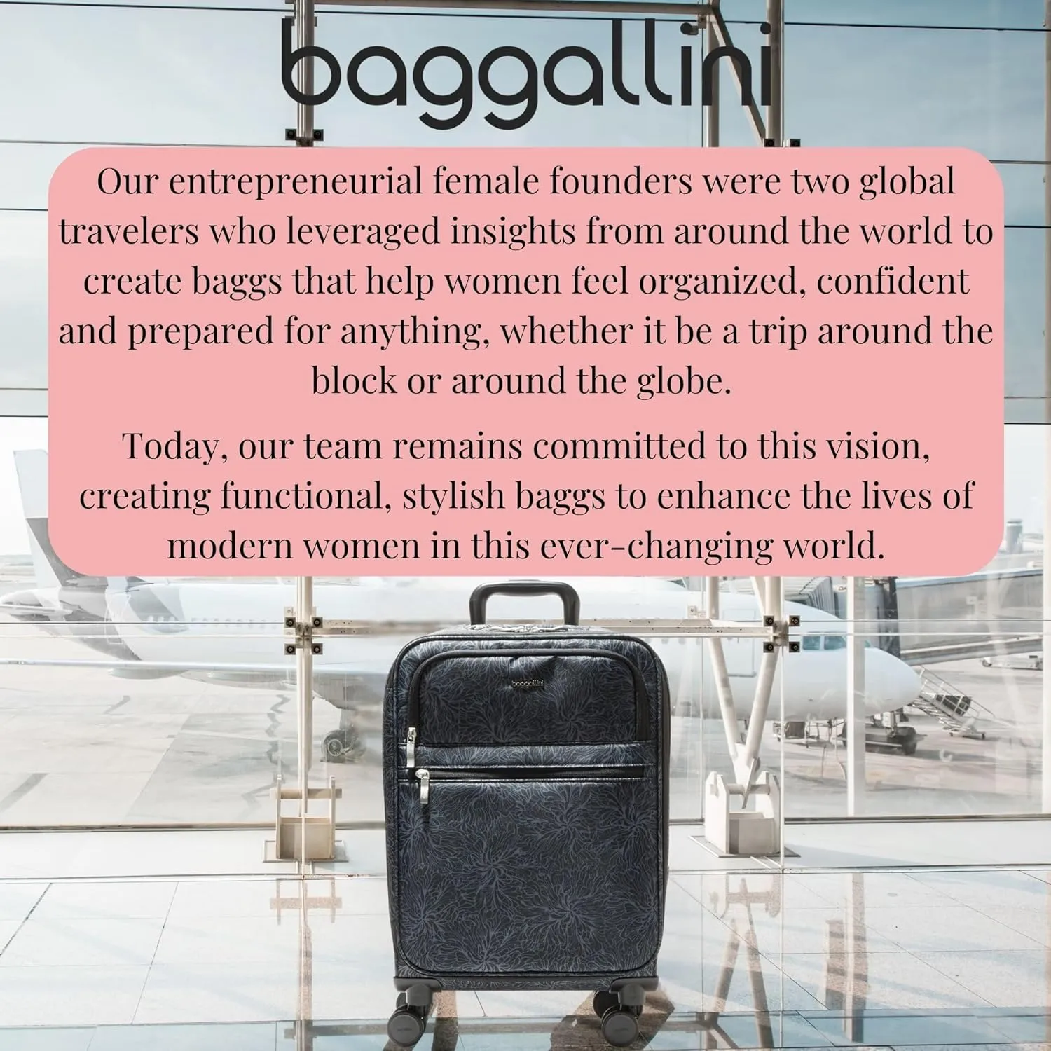 Baggallini 4 Wheel Carry-On