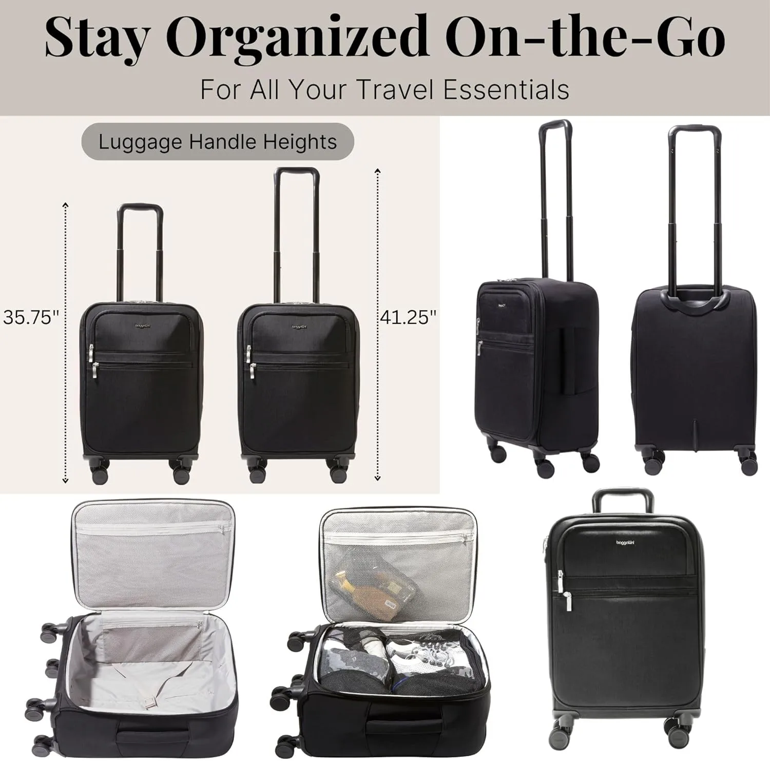 Baggallini 4 Wheel Carry-On