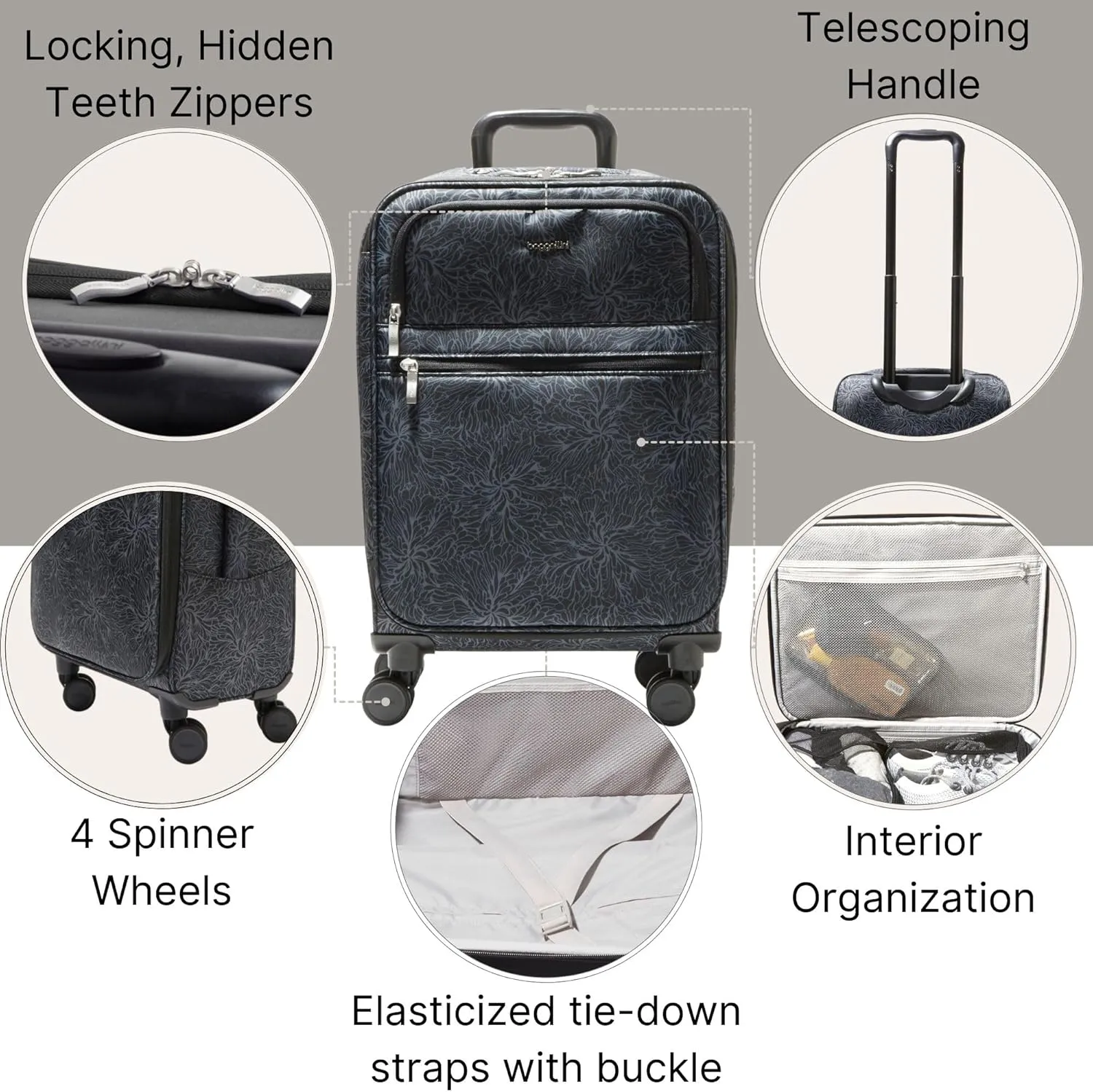 Baggallini 4 Wheel Carry-On
