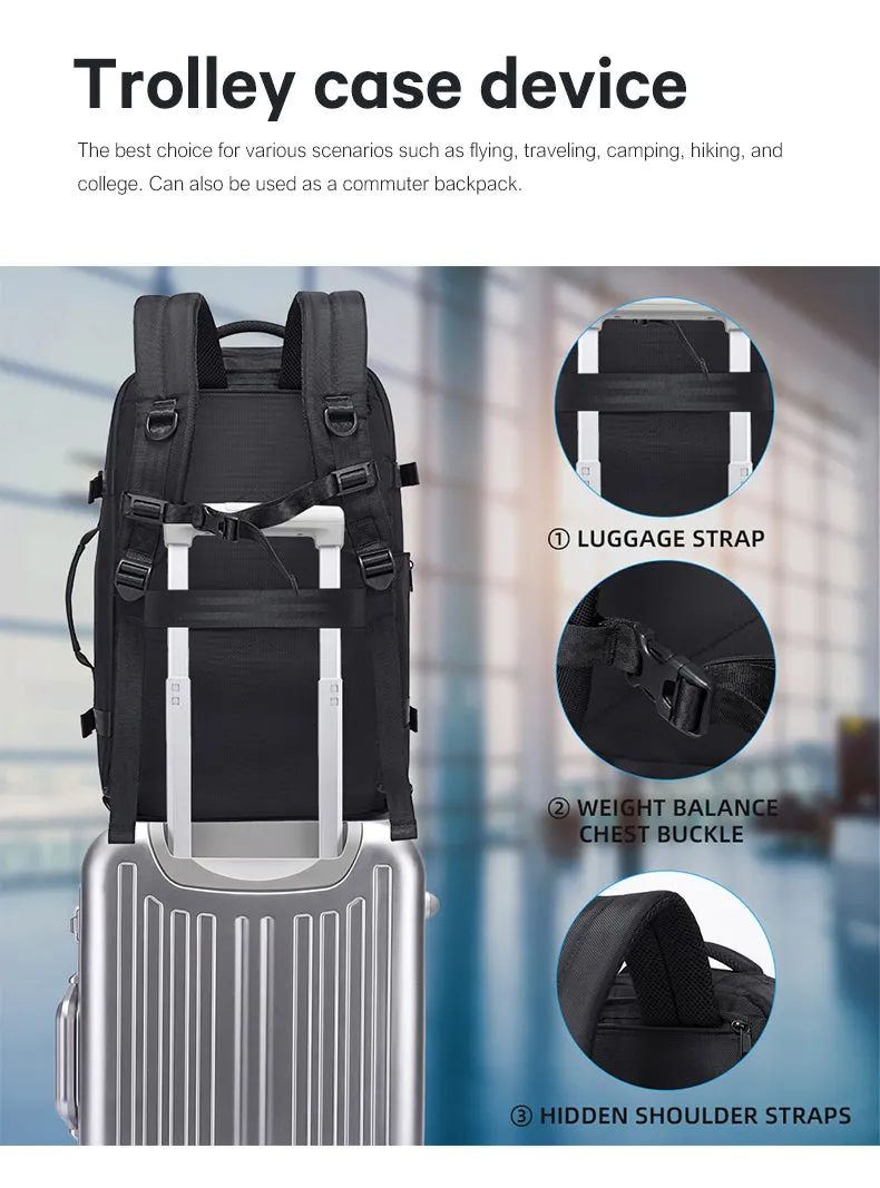Bange i-Kadenz Water Resistant FREE Multi Compartment Pouch Ultra Light Travel Laptop Backpack (17.3")