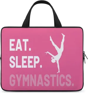 Be Fond of Gymnastics Laptop Bag Laptop Case Computer Messenger Bag with Adjustable Shoulder Strap