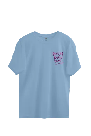 Beach Face Oversized T-Shirt